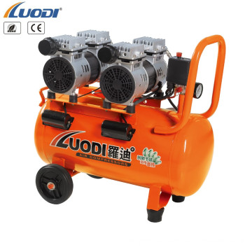 cheap 2HP 50L two head portable piston oil-free air compressor for sale